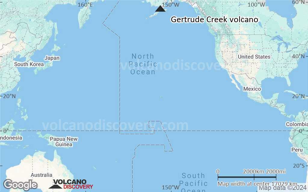Terrain-type map of Gertrude Creek volcano (world scale)