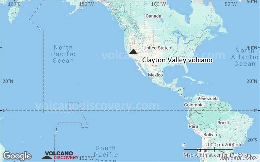 Terrain-type map of Clayton Valley volcano (world scale)