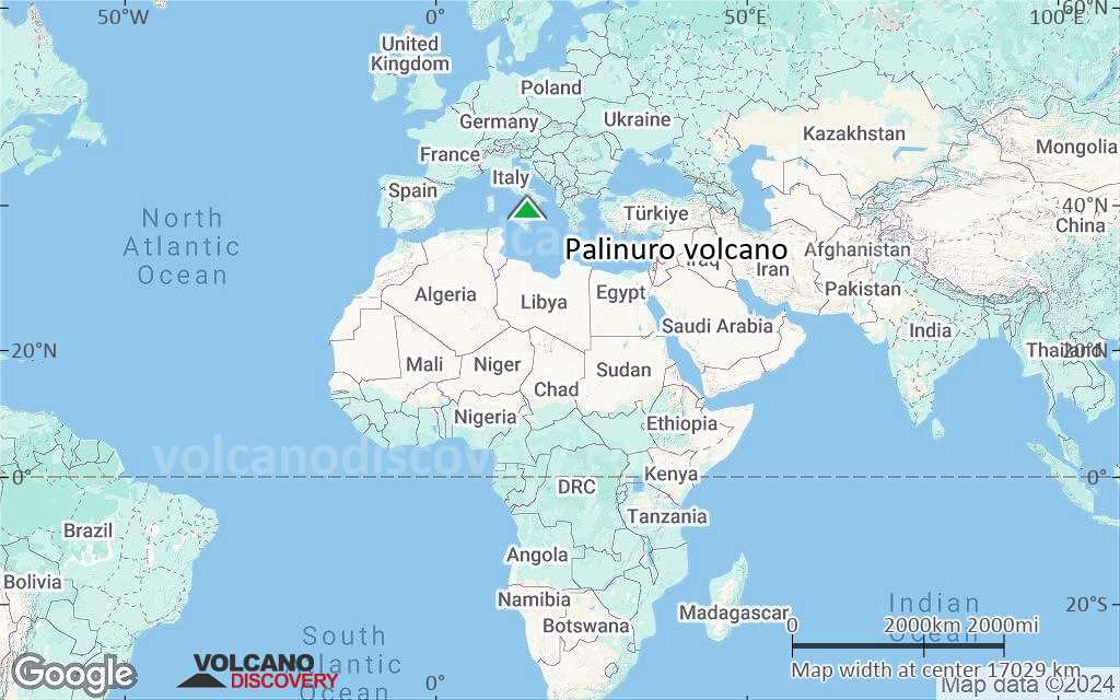 Terrain-type map of Palinuro volcano (world scale)