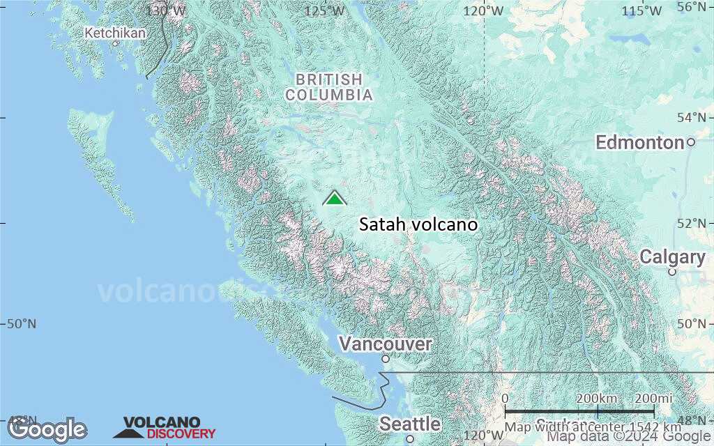 Terrain-type map of Satah volcano (region scale medium)