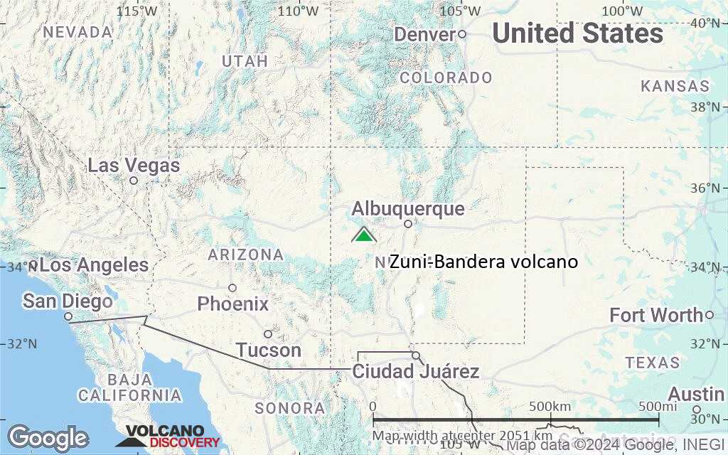 Terrain-type map of Zuni-Bandera volcano (region scale medium)