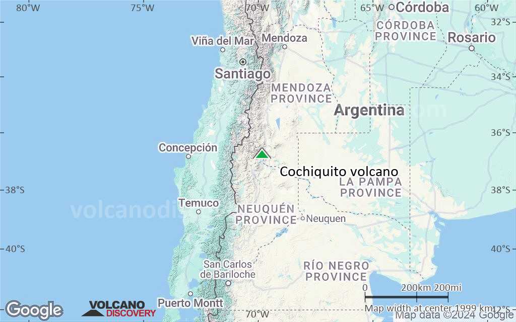 Terrain-type map of Cochiquito volcano (region scale medium)
