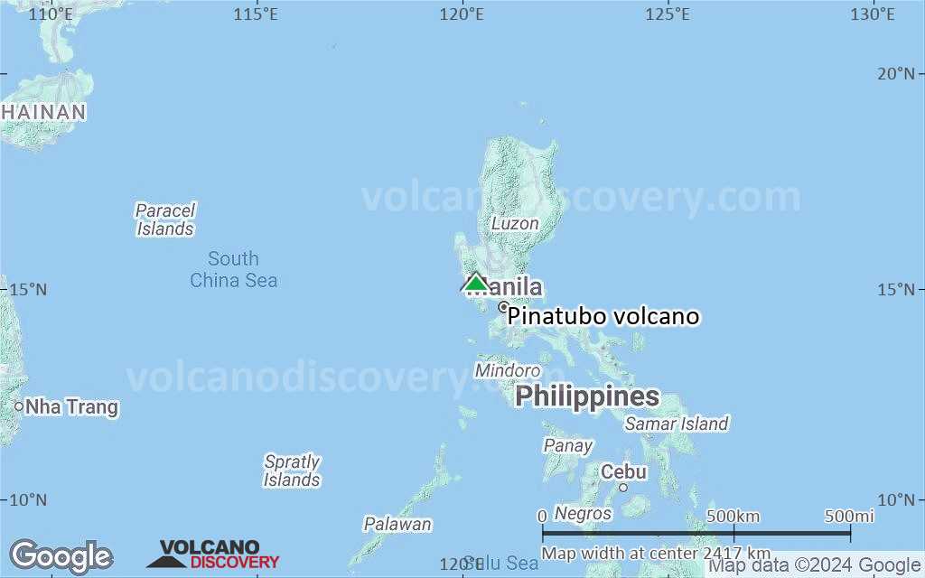 Terrain-type map of Pinatubo volcano (region scale medium)