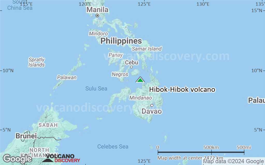Terrain-type map of Hibok-Hibok volcano (region scale medium)