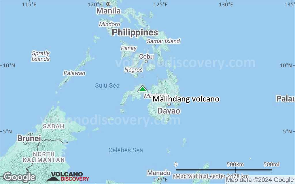 Terrain-type map of Malindang volcano (region scale medium)
