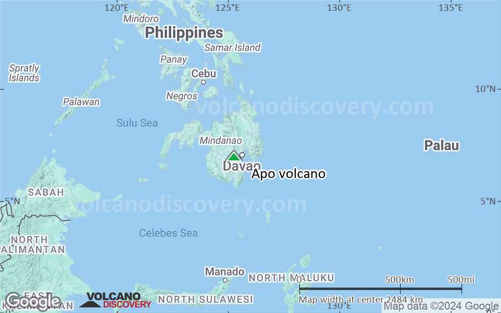 Terrain-type map of Apo volcano (region scale medium)