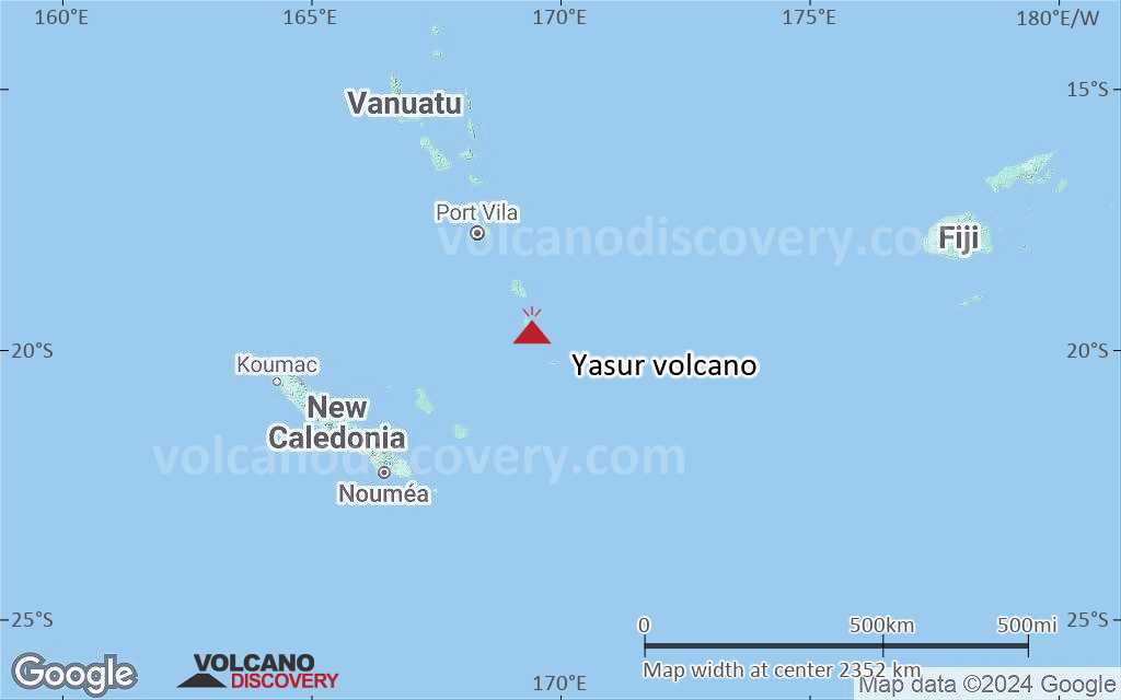 Terrain-type map of Yasur volcano (region scale medium)