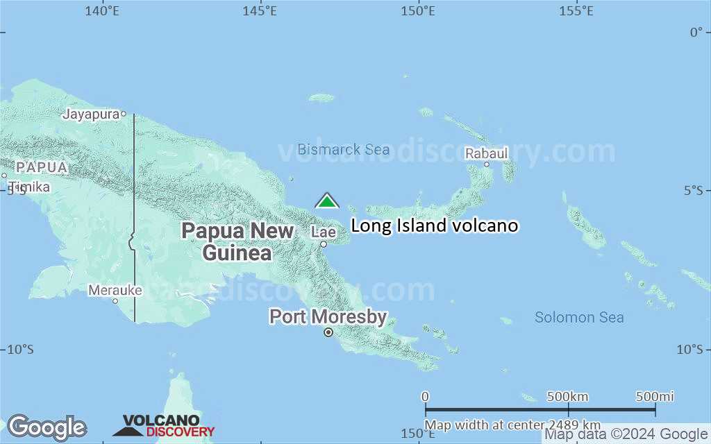 Terrain-type map of Long Island volcano (region scale medium)