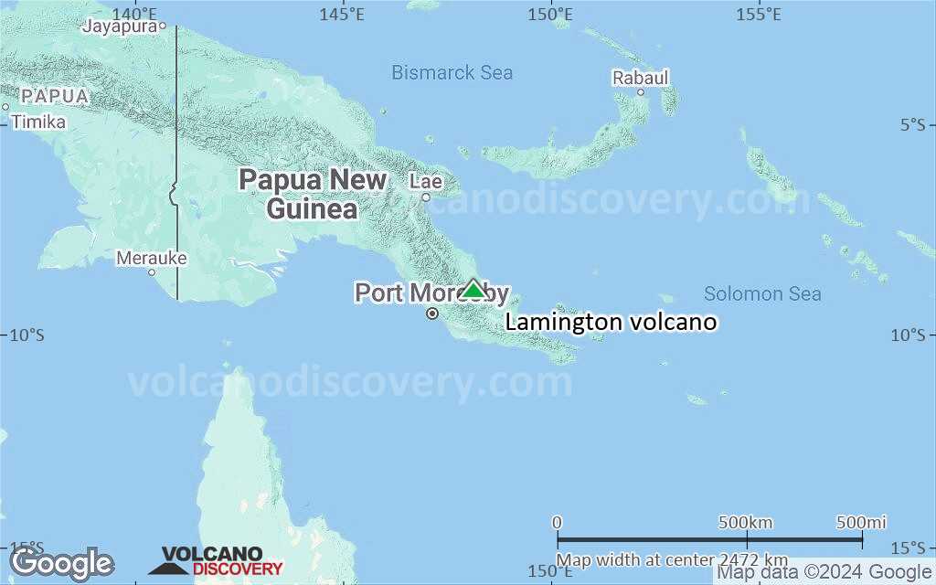 Terrain-type map of Lamington volcano (region scale medium)