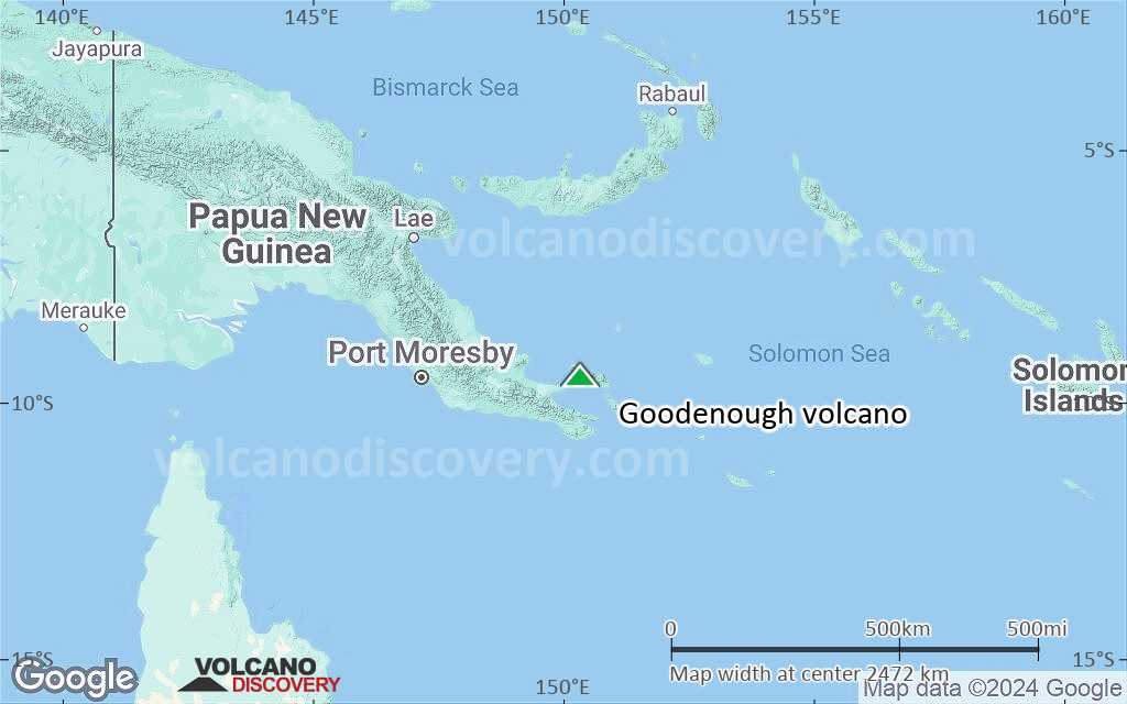 Terrain-type map of Goodenough volcano (region scale medium)