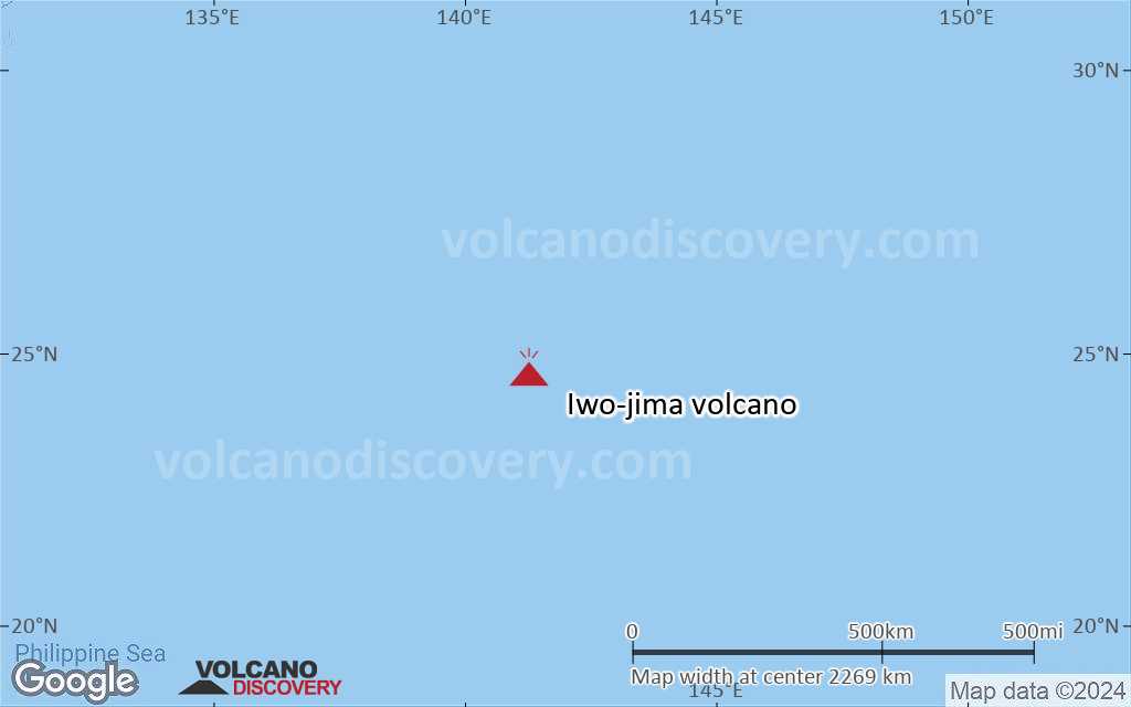 Terrain-type map of Iwo-jima volcano (region scale medium)
