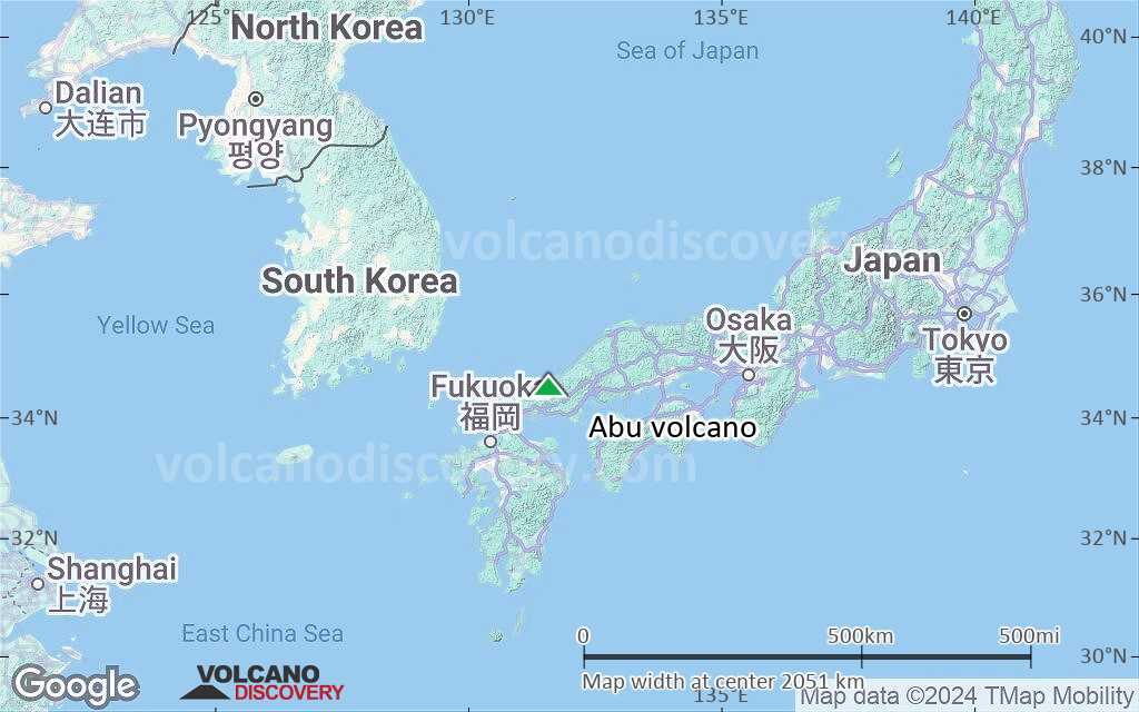 Terrain-type map of Abu volcano (region scale medium)