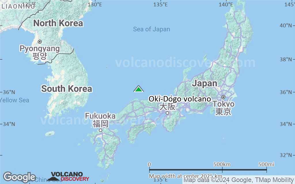 Terrain-type map of Oki-Dogo volcano (region scale medium)