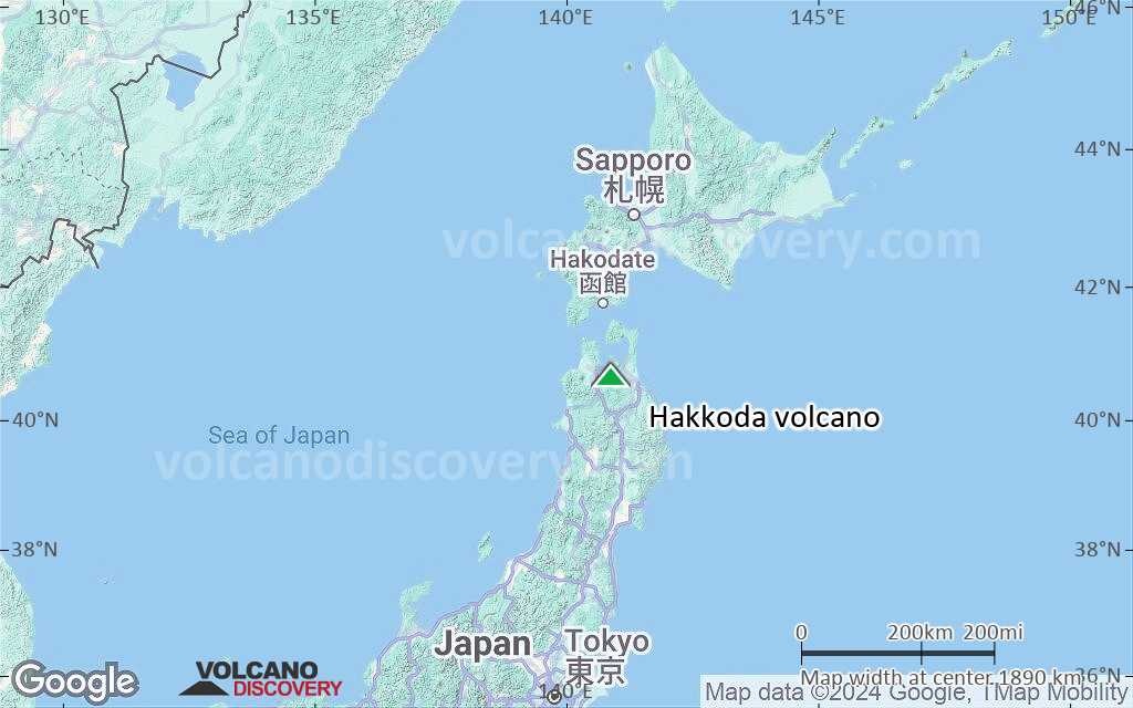 Terrain-type map of Hakkoda volcano (region scale medium)