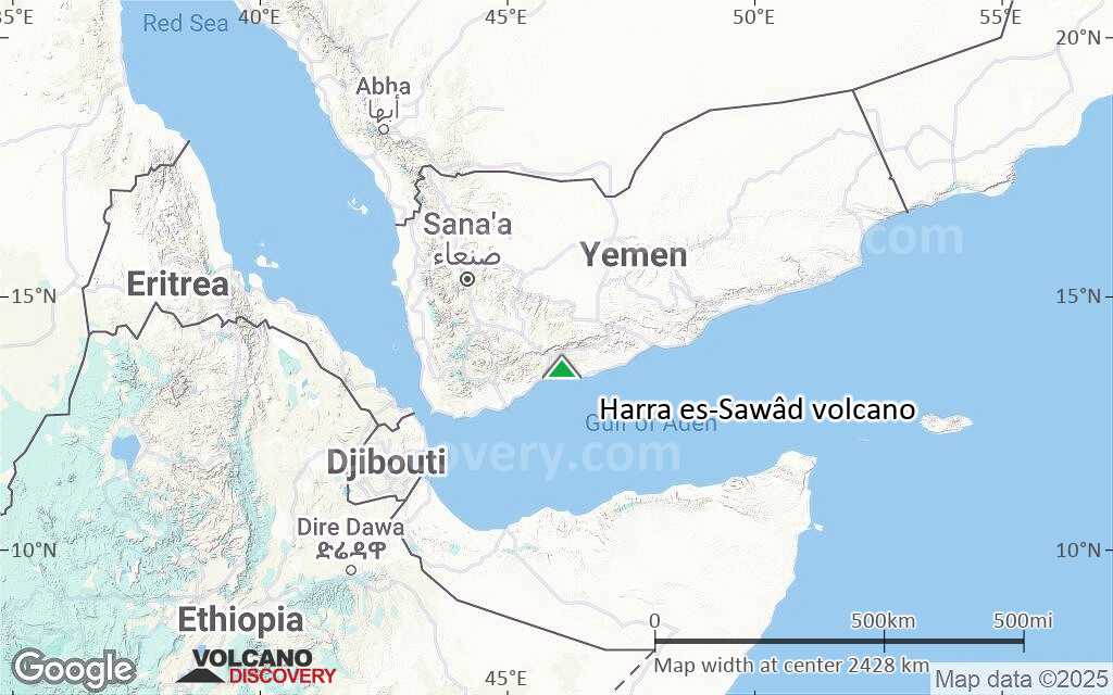 Terrain-type map of Harra es-Sawâd volcano (region scale medium)