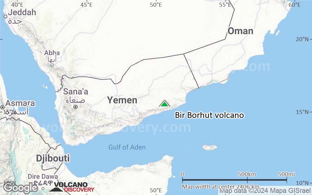 Terrain-type map of Bir Borhut volcano (region scale medium)