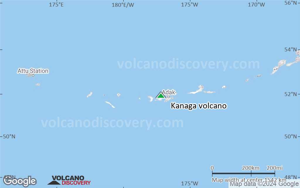 Terrain-type map of Kanaga volcano (region scale medium)