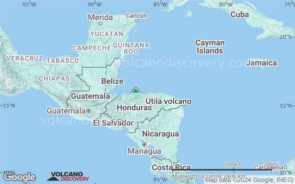 Terrain-type map of Utila volcano (region scale medium)