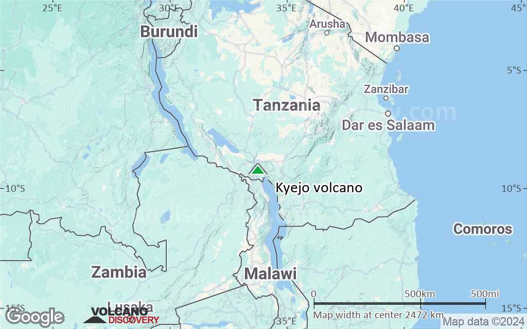 Terrain-type map of Kyejo volcano (region scale medium)