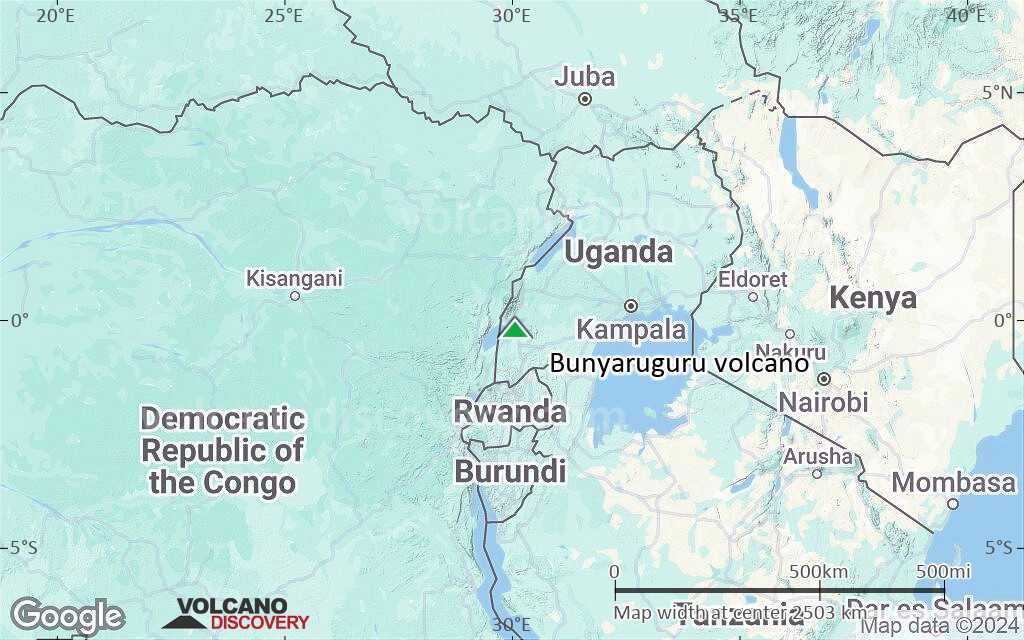Terrain-type map of Bunyaruguru volcano (region scale medium)