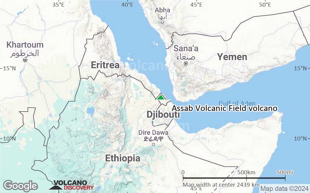 Terrain-type map of Assab Volcanic Field volcano (region scale medium)