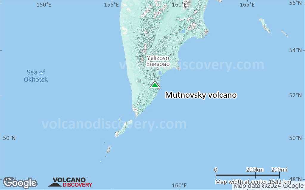 Terrain-type map of Mutnovsky volcano (region scale medium)