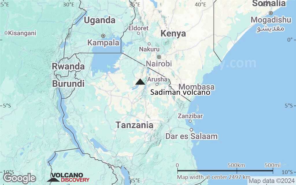 Terrain-type map of Sadiman volcano (region scale medium)