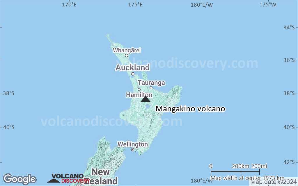 Terrain-type map of Mangakino volcano (region scale medium)