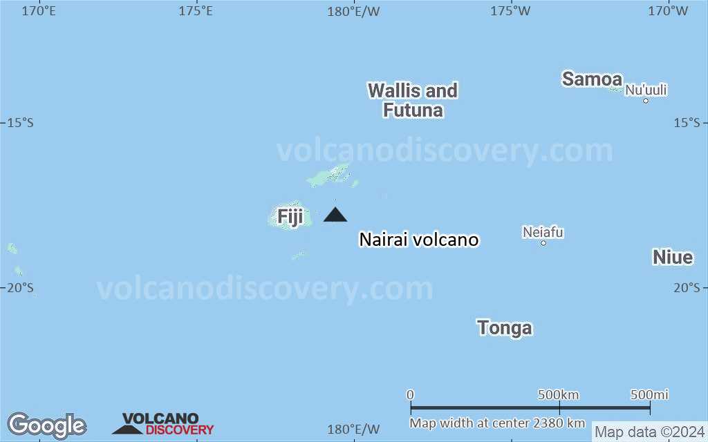 Terrain-type map of Nairai volcano (region scale medium)