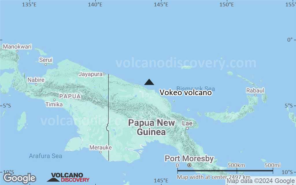 Terrain-type map of Vokeo volcano (region scale medium)