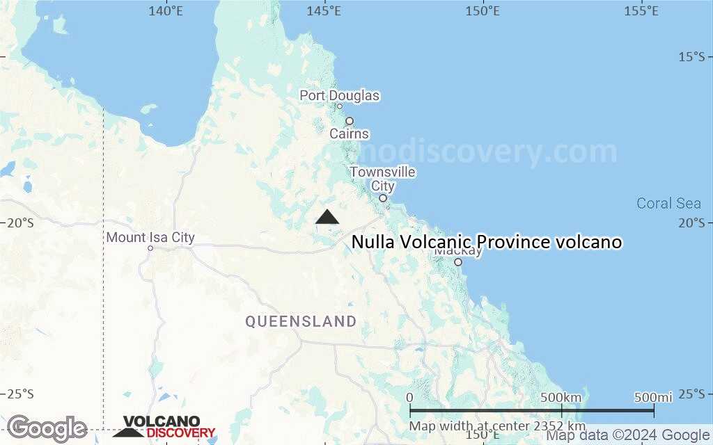 Terrain-type map of Nulla Volcanic Province volcano (region scale medium)