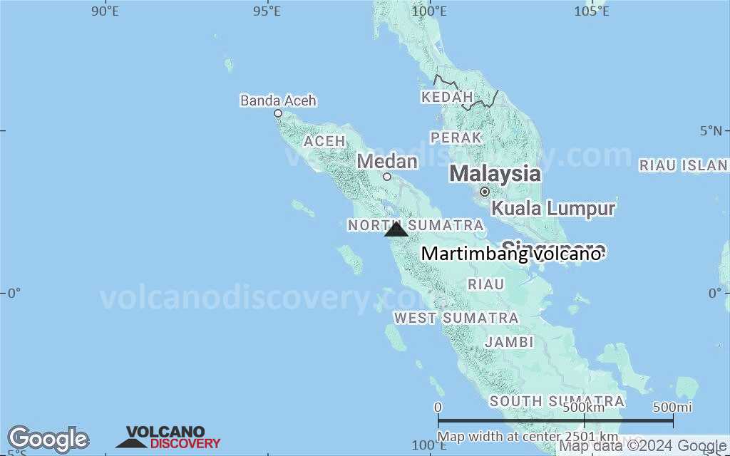 Terrain-type map of Martimbang volcano (region scale medium)