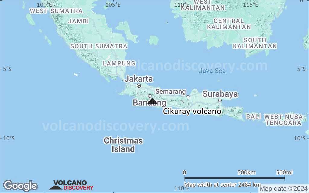 Terrain-type map of Cikuray volcano (region scale medium)