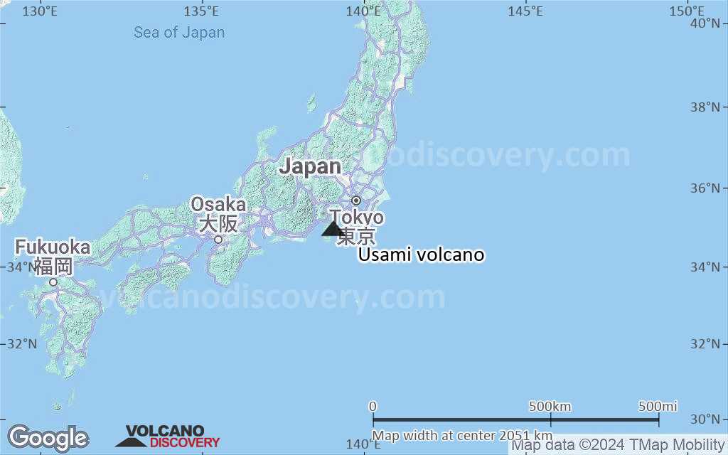Terrain-type map of Usami volcano (region scale medium)