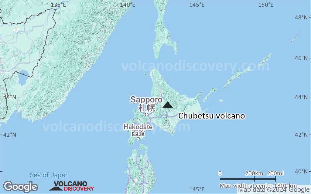 Terrain-type map of Chubetsu volcano (region scale medium)