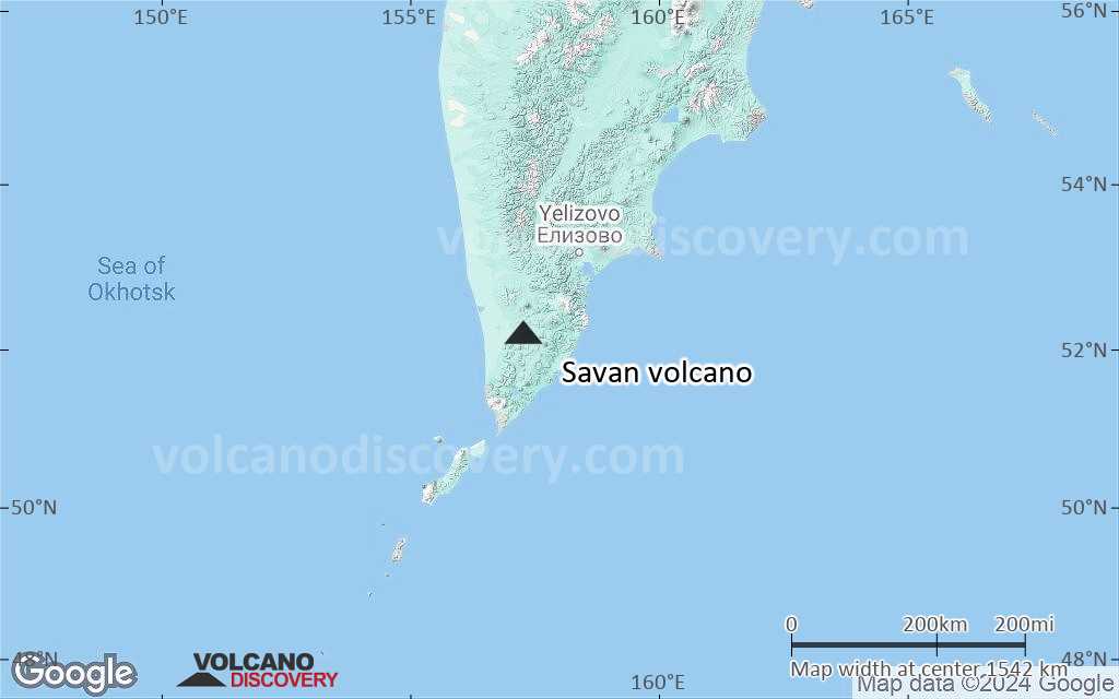 Terrain-type map of Savan volcano (region scale medium)