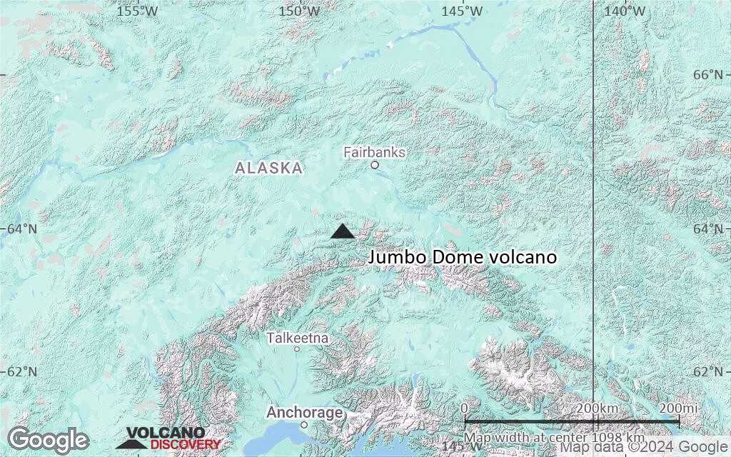Terrain-type map of Jumbo Dome volcano (region scale medium)