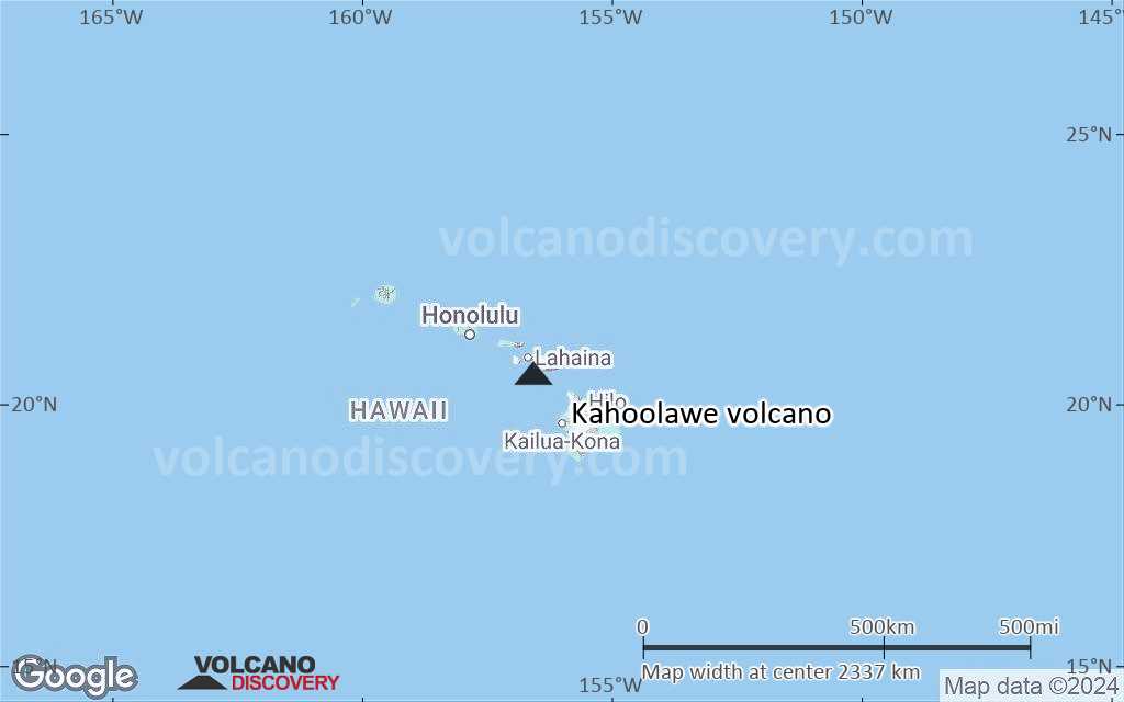Terrain-type map of Kahoolawe volcano (region scale medium)