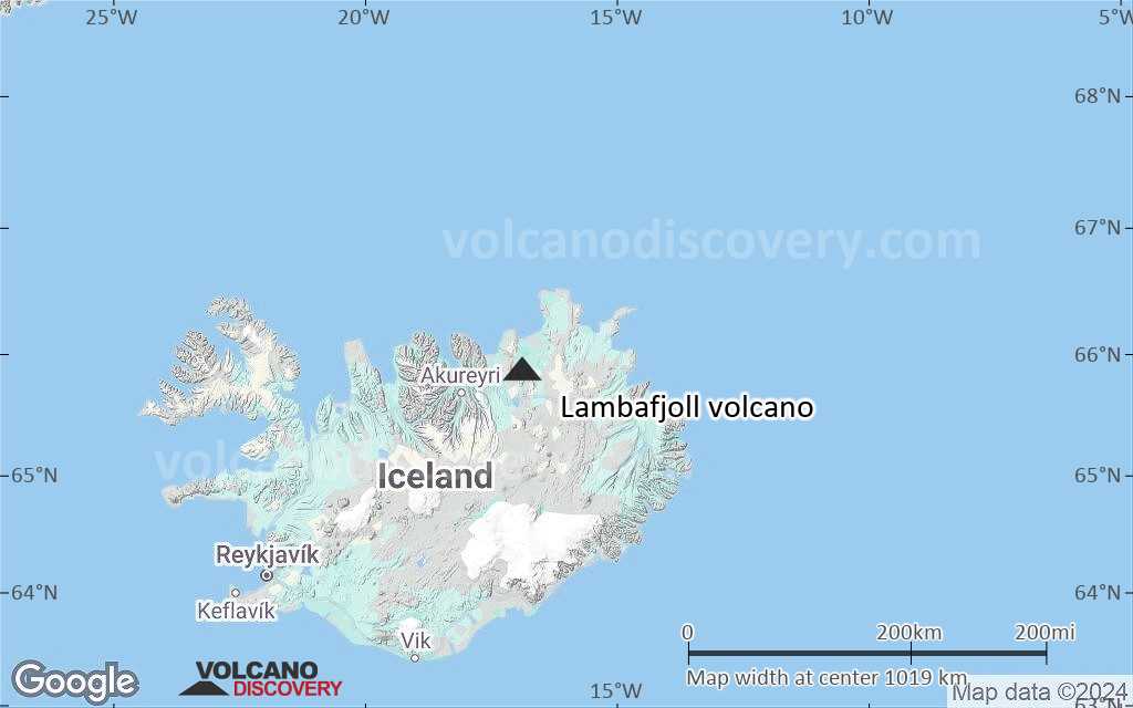 Terrain-type map of Lambafjoll volcano (region scale medium)