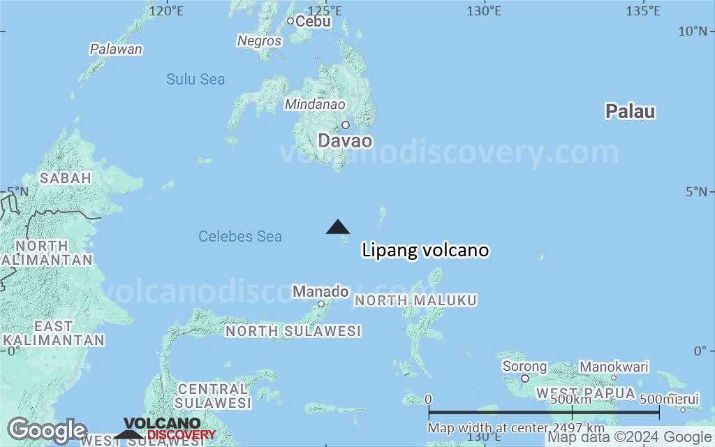 Terrain-type map of Lipang volcano (region scale medium)
