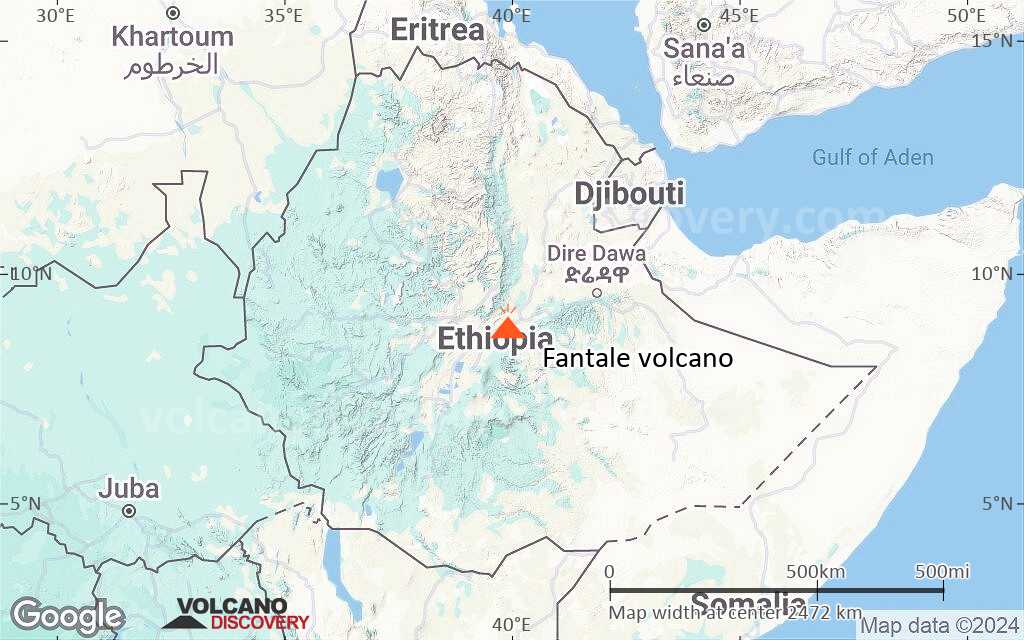 Terrain-type map of Fantale volcano (region scale medium)