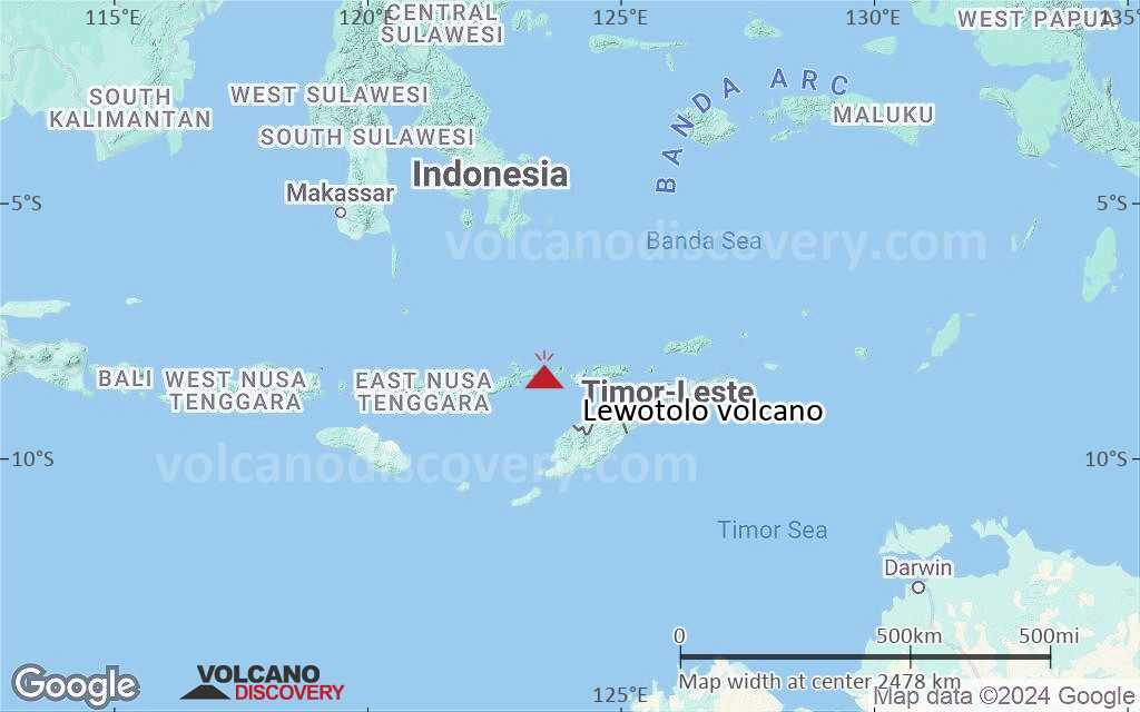 Terrain-type map of Lewotolo volcano (region scale medium)