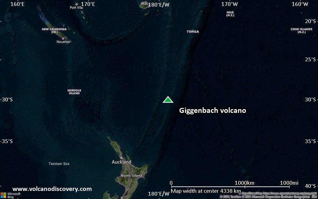 Satellite/aerial-type map of Giggenbach volcano (region scale large)