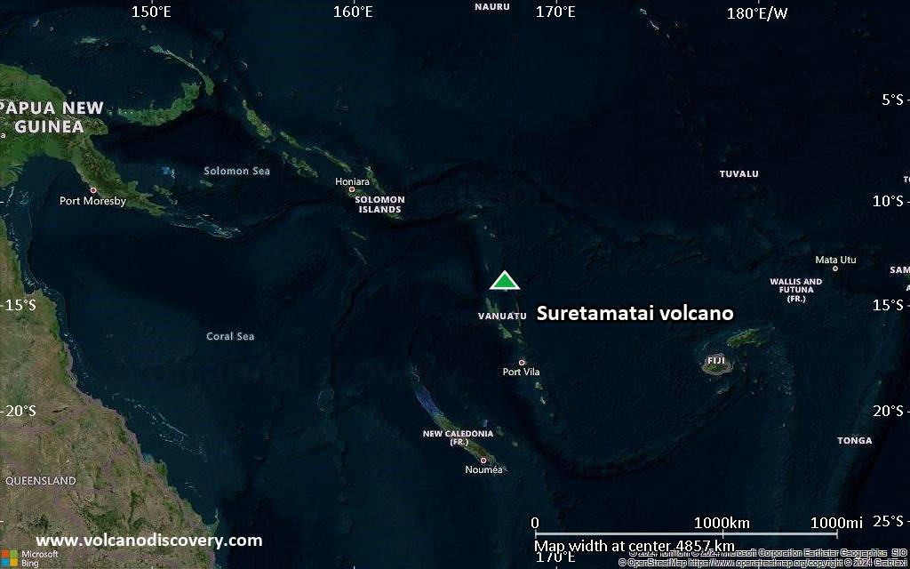 Satellite/aerial-type map of Suretamatai volcano (region scale large)