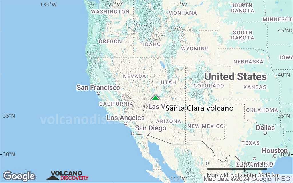 Terrain-type map of Santa Clara volcano (region scale large)