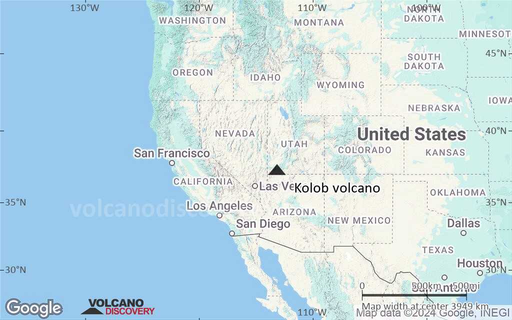 Terrain-type map of Kolob volcano (region scale large)