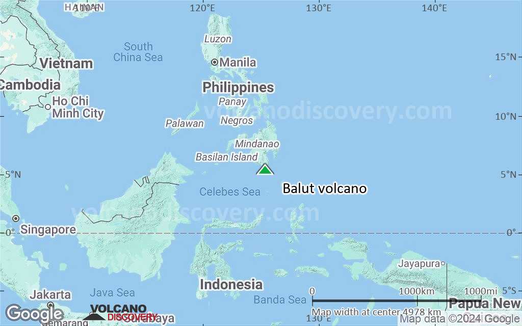 Terrain-type map of Balut volcano (region scale large)