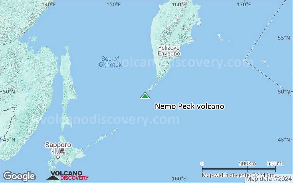 Terrain-type map of Nemo Peak volcano (region scale large)