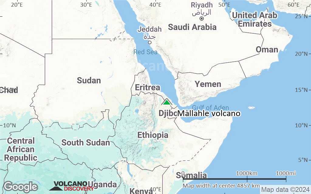 Terrain-type map of Mallahle volcano (region scale large)