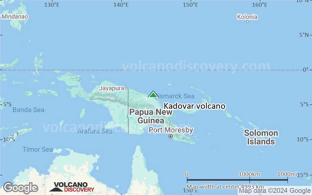 Terrain-type map of Kadovar volcano (region scale large)
